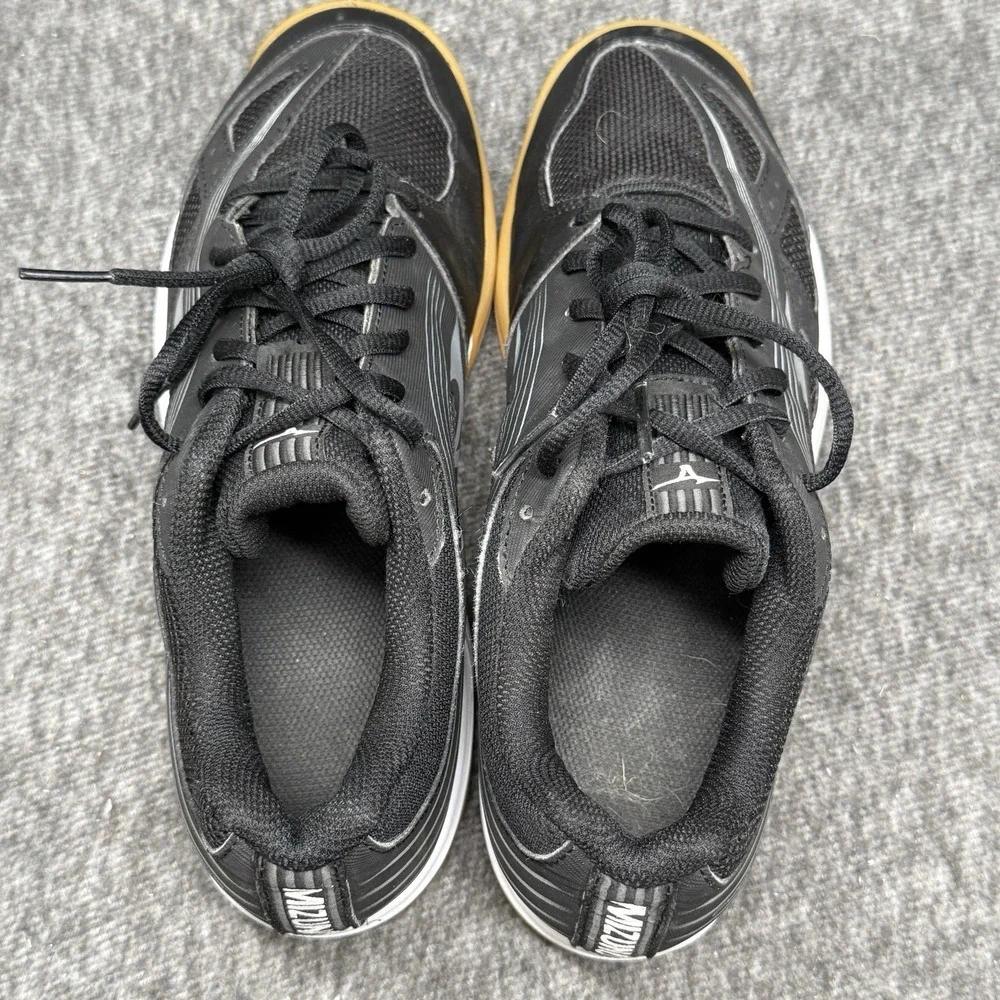 Mizuno Cyclone Speed 3 430297 Womens Size 9 Black Volleyball Shoes Gum Sole